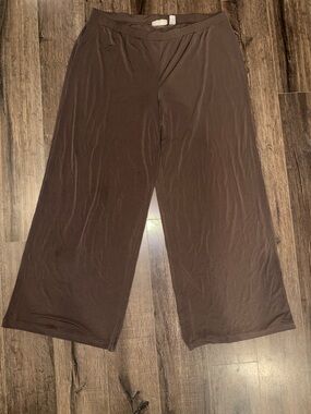 Chico's Brown Pull-On Wide Leg Pants